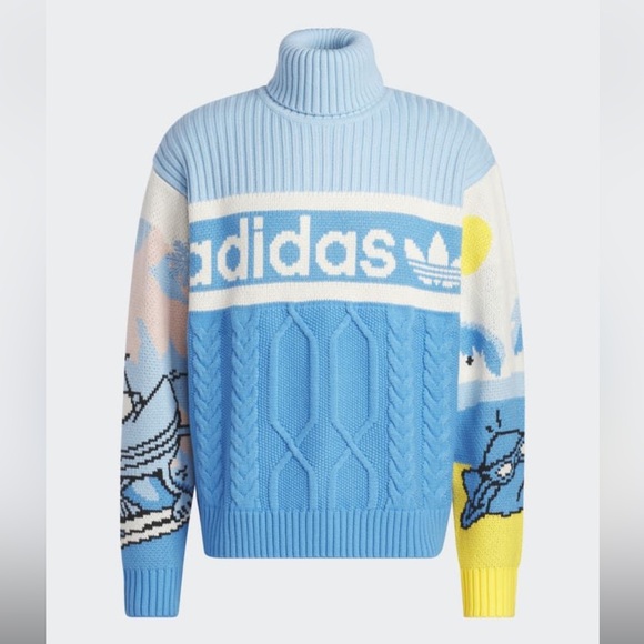 Adidas Unisex Turtleneck Sweater | M - Picture 3 of 8